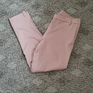 Blush pink H&M side zipper pants